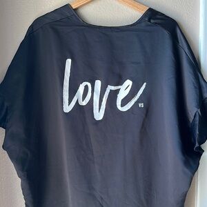 VICTORIA’S SECRET Black Love Robe